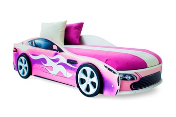 Кровать-машина детская Бондимобиль розовый в Алматы