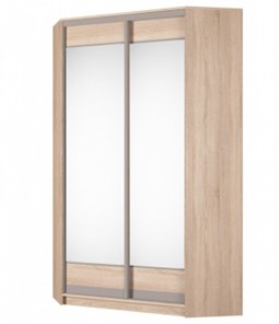 Шкаф угловой Аларти (YA-230х1250(602) (2) Вар. 5; двери D2+D2), с зеркалом в Алматы