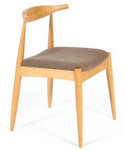 Обеденный стул BULL бук/ткань 54,5x54x75 Натуральный арт.19586 в Алматы