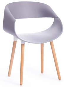Кухонный стул QXX (mod. C1058) 54х56х78 серый 024 /натуральный арт.15194 в Алматы