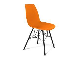 Обеденный стул SHT-ST29/S100 (оранжевый ral2003/черный муар) в Алматы