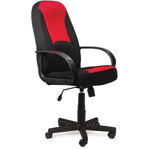 Компьютерное кресло BRABIX "City EX-512", ткань черная/красная, TW, 531408 в Алматы