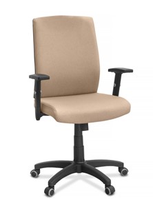 Офисное кресло для руководителя Alfa A/MK/1D, ткань Bahama / бежевая в Алматы