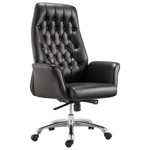 Офисное кресло BRABIX PREMIUM "Legacy EX-750", синхромеханизм, алюминий, экокожа, черное, 532492 в Алматы