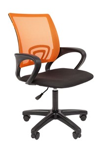 Офисное кресло CHAIRMAN 696 black LT, оранжевый в Алматы