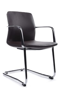 Кресло для офиса Plaza-SF (FK004-С11), темно-коричневый в Алматы