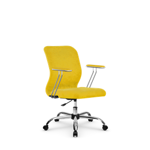 Офисное кресло SU-Mr-4/подл.078/осн.006 желтый в Алматы