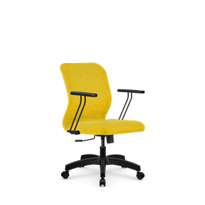 Кресло компьютерное SU-Mr-4/подл.109/осн.001 желтый в Алматы