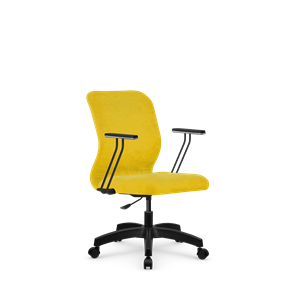 Кресло офисное SU-Mr-4/подл.110/осн.005 желтый в Алматы
