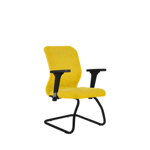 Кресло компьютерное SU-Mr-4/подл.200/осн.008 желтый в Алматы