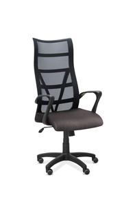 Офисное кресло для персонала Топ, сетка/ткань Bahama / черная/серая в Алматы