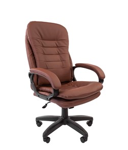Кресло компьютерное CHAIRMAN 795 LT, экокожа, цвет коричневый в Алматы
