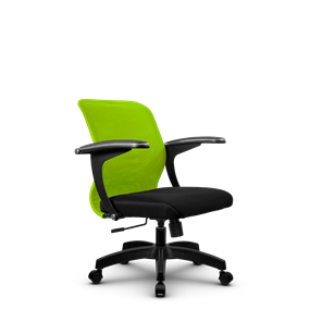 Кресло компьютерное SU-M-4/подл.160/осн.001, Зеленый/Черный в Алматы