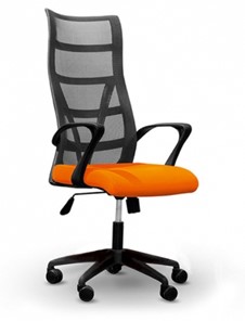 Кресло компьютерное 5600, оранж/черное в Алматы