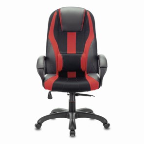 Компьютерное кресло Brabix Premium Rapid GM-102 (экокожа/ткань, черное/красное) 532107 в Алматы