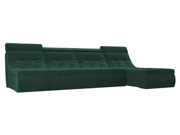 Модульный раскладной диван Холидей люкс, Зеленый (велюр) в Алматы