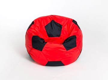 Кресло-мешок Мяч большой, красно-черный в Алматы