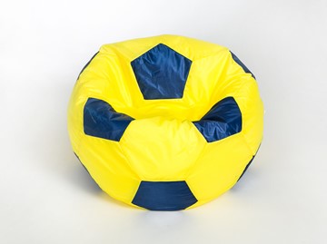 Кресло-мешок Мяч малый, желто-синий в Алматы