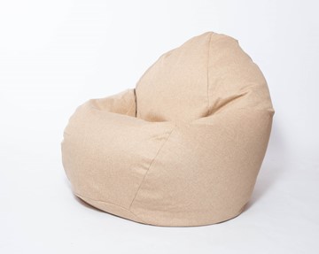 Кресло-мешок Макси, рогожка, 150х100, песочное в Алматы