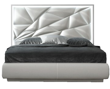 Кровать двуспальная FRANCO KIU 1242 с LED подсветкой изголовья (180х200) в Алматы