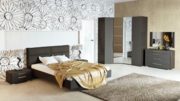Модульная спальня Наоми №1, цвет Фон серый, Джут в Алматы