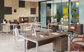 Офисный комплект мебели Skyland Xten S 1 - один стол с приставным брифингом в Алматы