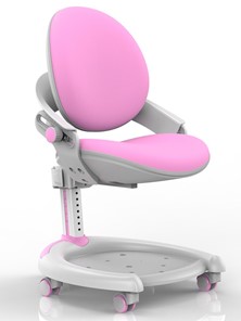 Кресло детское Mealux ZMAX-15 Plus, Y-710 PN, белый металл, обивка розовая однотонная в Алматы