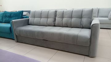 Прямой диван Татьяна 5 БД Граунд 05 серый в Алматы
